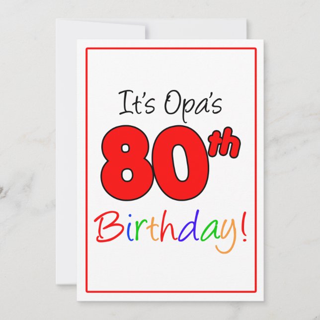 Invitación Celebración del 80 aniversario de la Fiesta de Cum (Anverso)