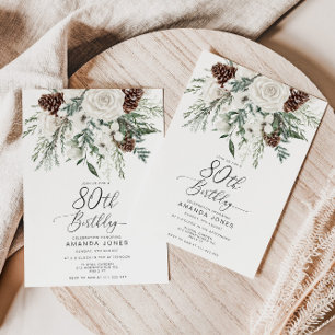 Invitación Celebración del 80 aniversario del invierno de Eve