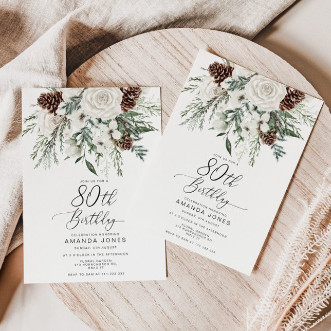 Invitación Celebración del 80 aniversario del invierno de Eve (Subido por el creador)