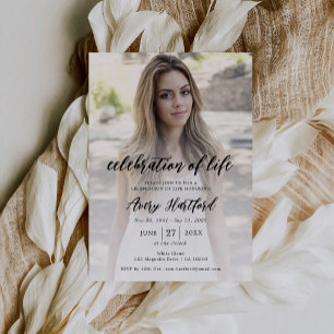 Invitación Celebración del aniversario de la muerte por la me