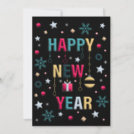 Invitación celebración del Año Nuevo feliz
