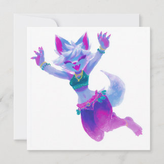 Invitación Celebración del cumpleaños de la danza Kawaii