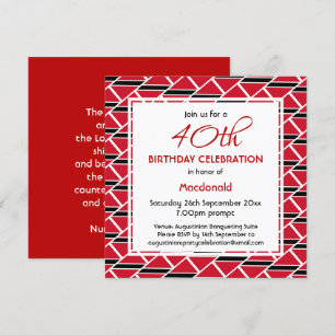 Invitación Celebración del cumpleaños del Personalizado de la