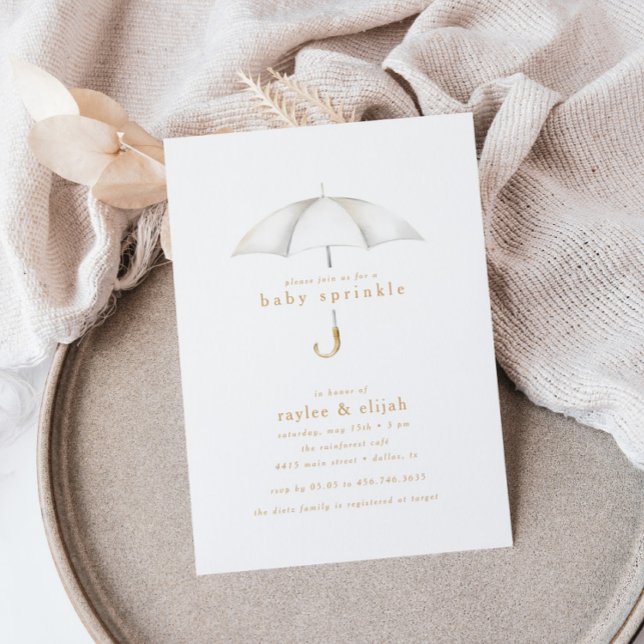 Invitación Celebración del derrame neutro de bebé de género | (Subido por el creador)