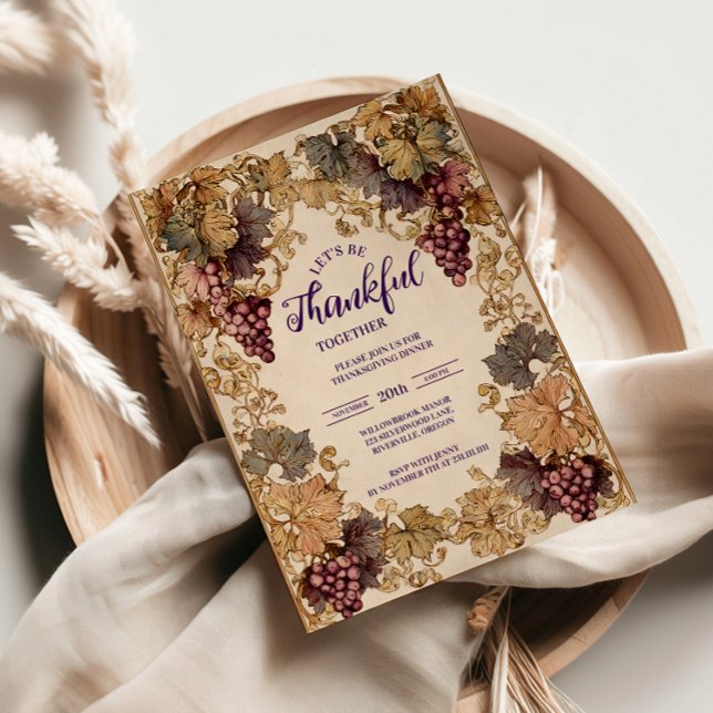 Invitación Celebración del Día de Acción de Gracias de Golden (Subido por el creador)