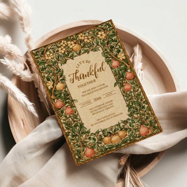 Invitación Celebración del Día de Acción de Gracias de Orchar (Subido por el creador)