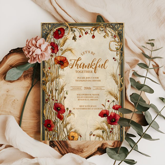 Invitación Celebración del Día de Acción de Gracias del Trigo (Subido por el creador)