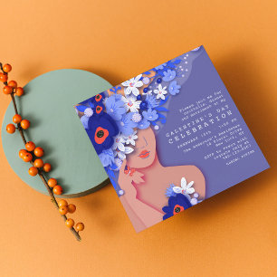 Invitación Celebración del Día de Galentina de Floral Girona