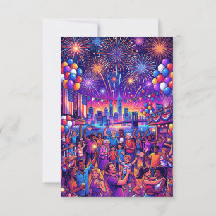Invitación Celebración del Día de la Independencia del 4 de j
