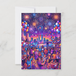Invitación Celebración del Día de la Independencia del 4 de j