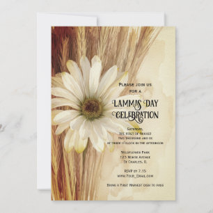 Invitación Celebración del Día de Lammas con Flor de Margarit