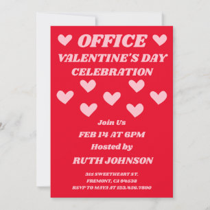 Invitación Celebración del Día de San Valentín en la Oficina