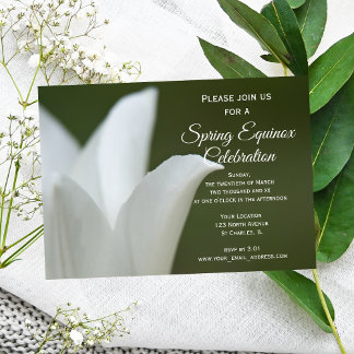 Invitación Celebración del Equinoccio de Primavera de la Flor