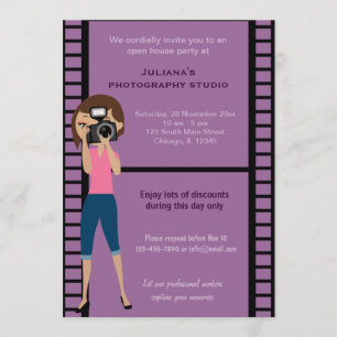 Invitación Celebración del estudio de la fotografía