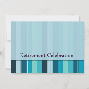 Invitación Celebración del Fiesta de Jubilación Royal Blue St