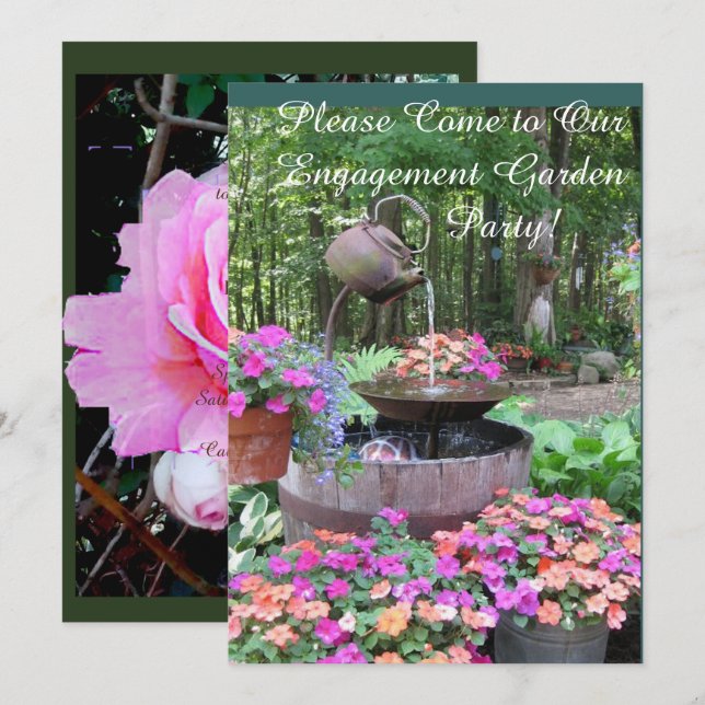 INVITACIÓN CELEBRACIÓN DEL FIESTA DE LOS JARDINES DE COMPROMI (Anverso / Reverso)