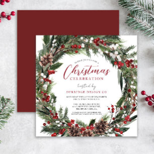 Invitación Celebración del Fiesta de Navidades corporativos d