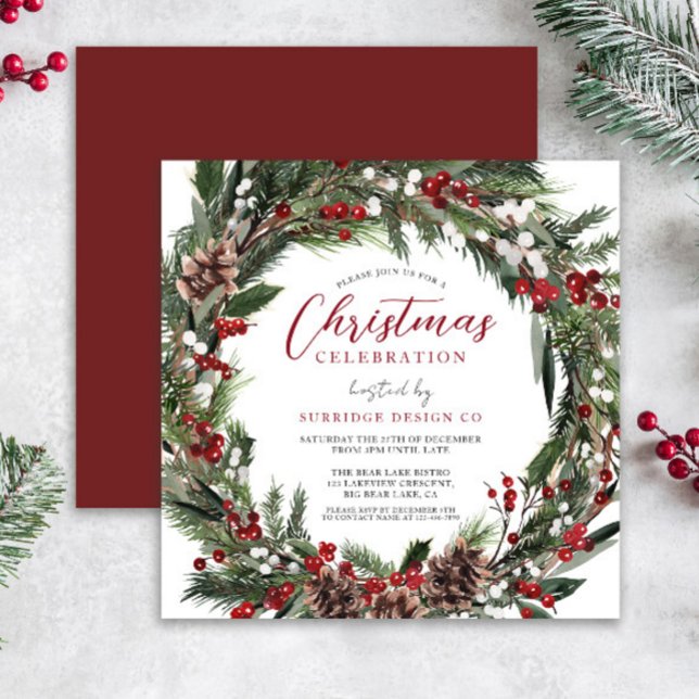 Invitación Celebración del Fiesta de Navidades corporativos d (Subido por el creador)