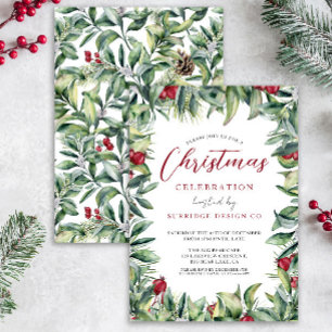 Invitación Celebración del Fiesta de Navidades corporativos d