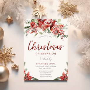 Invitación Celebración del Fiesta de Navidades corporativos d