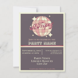 Invitación Celebración del fiesta de verano con temática de S