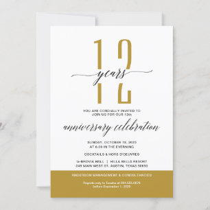 Invitación Celebración del Fiesta del aniversario de los nego