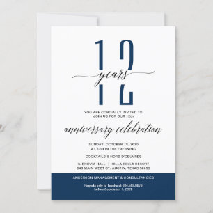 Invitación Celebración del Fiesta del Aniversario de los Nego