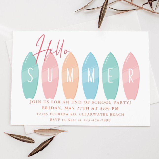 Invitación Celebración del fin de Fiesta de verano de Fiesta  (Subido por el creador)