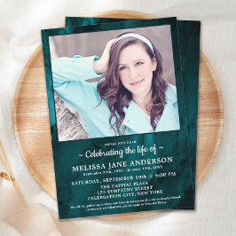 Invitación Celebración Del Fotomoneral Personalizado De La Vi