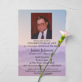 Invitación Celebración del funeral conmemorativo