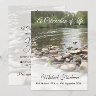 Invitación Celebración del funeral de la vida judía