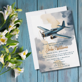 Invitación Celebración del funeral del avión conmemorativo az