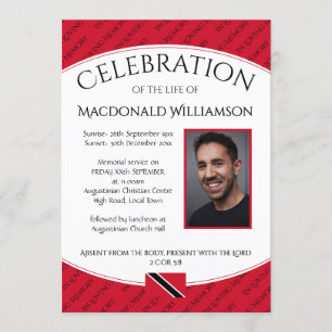 Invitación CELEBRACIÓN DEL LIFE Memorial TRINIDAD