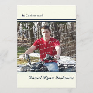 Invitación Celebración del logro con foto