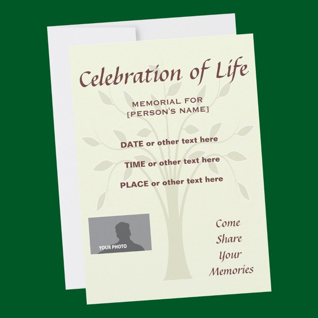 Invitación Celebración del Monumento a la Vida 5x7 personaliz (Subido por el creador)