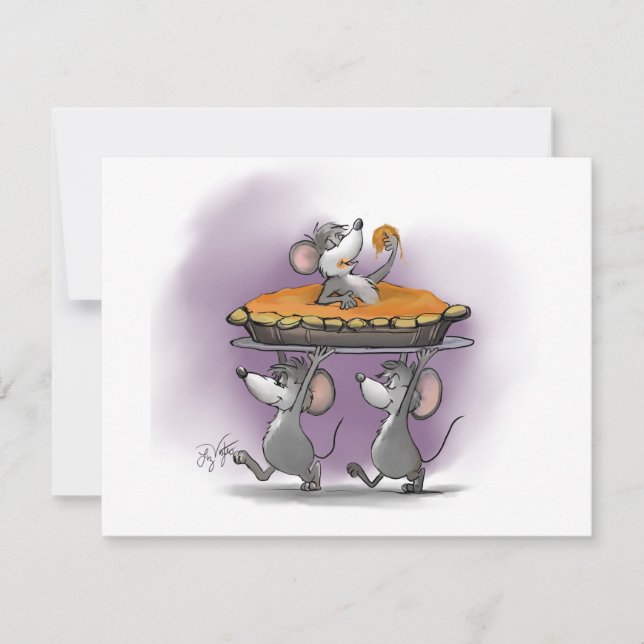 Invitación Celebración del muelle de calabaza (Anverso)