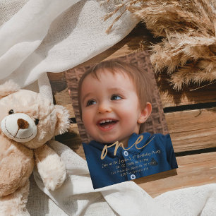 Invitación Celebración del Primer Cumpleaños del Niño - Cumpl