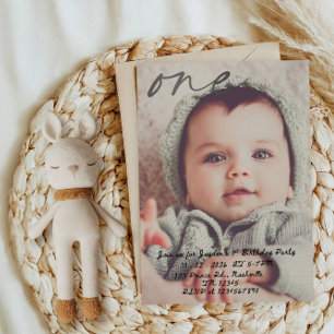 Invitación Celebración del Primer Cumpleaños del Niño - Prime