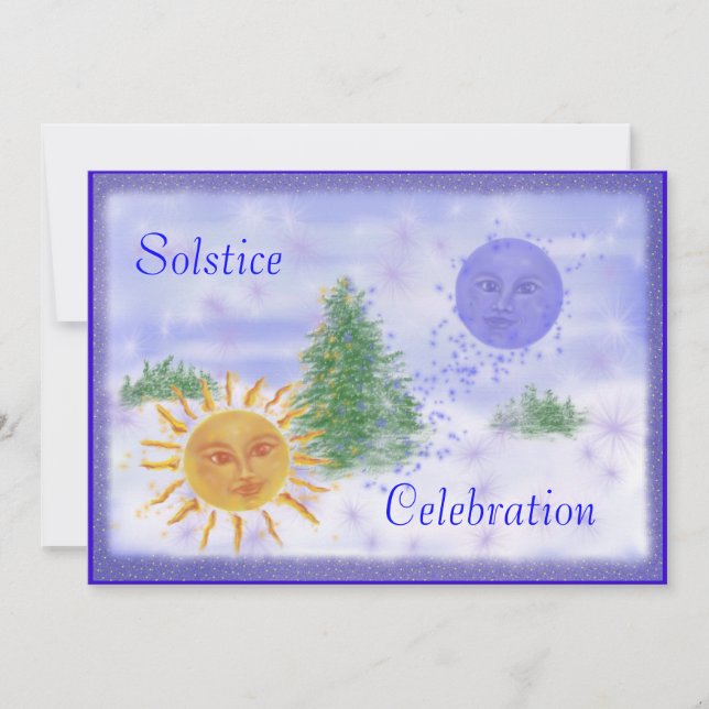 Invitación Celebración del solsticio (Anverso)
