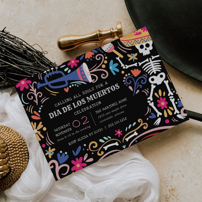 Invitación Celebración Día de los Muertos (Subido por el creador)