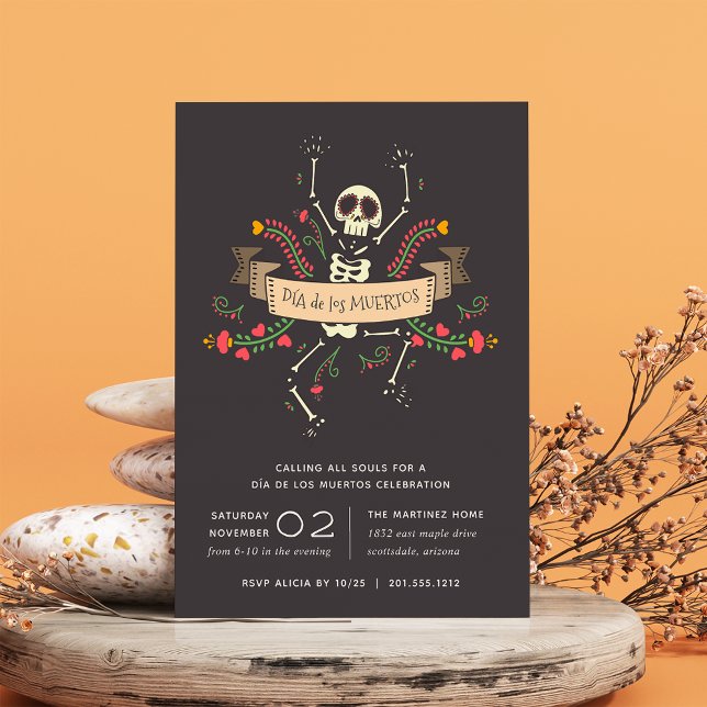 Invitación Celebración Día de los Muertos (Subido por el creador)