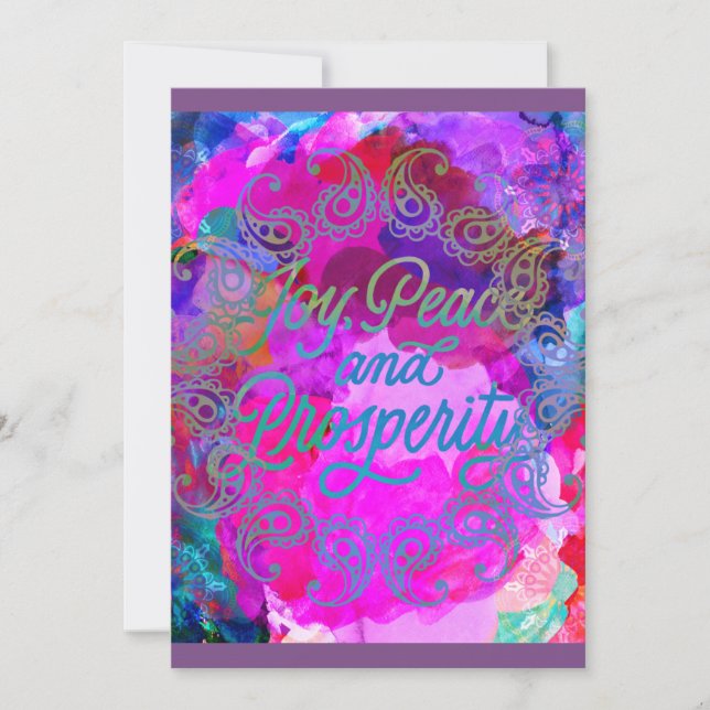 Invitación Celebración Diwali (Anverso)