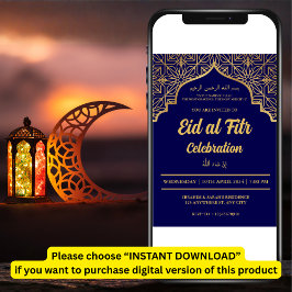 Invitación Celebración Eid Al Fitr Eid Mubarak Eid Fiesta Inv