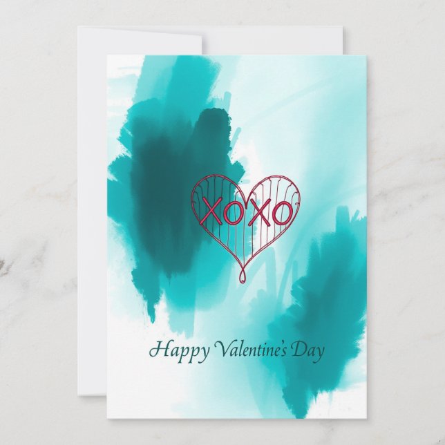 Invitación Celebración el día de San Valentín del amor (Anverso)