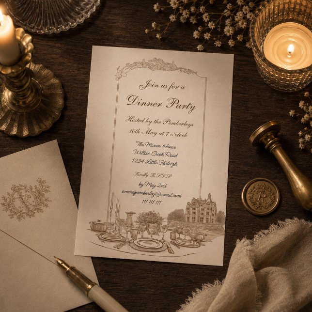 Invitación Celebración en la Mansión Personalizada (Subido por el creador)