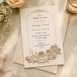 Invitación Celebración en la Mansión Personalizada 
