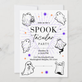 Invitación Celebración espeluznante