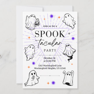 Invitación Celebración espeluznante