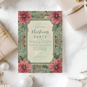 Invitación Celebración Fiesta de Navidades de Poinsettia de l
