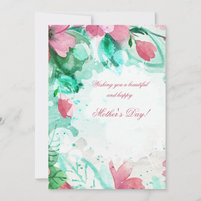 Invitación Celebración floral (Anverso)